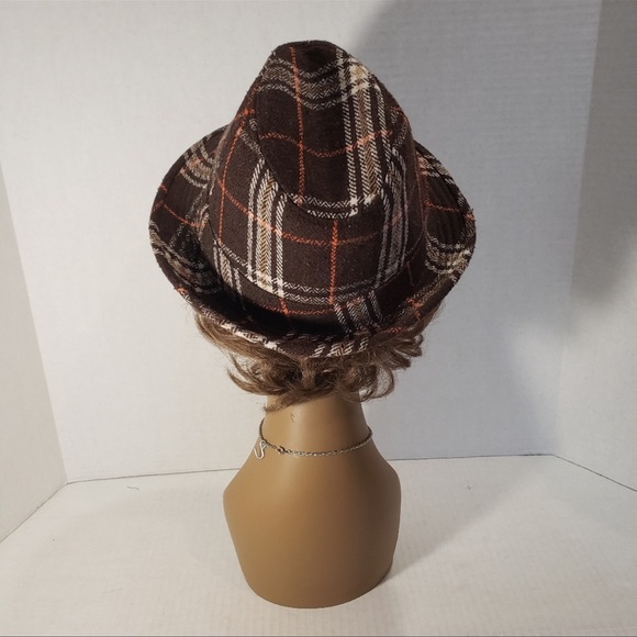 Women’s Plaid Fedora - Picture 4 of 5